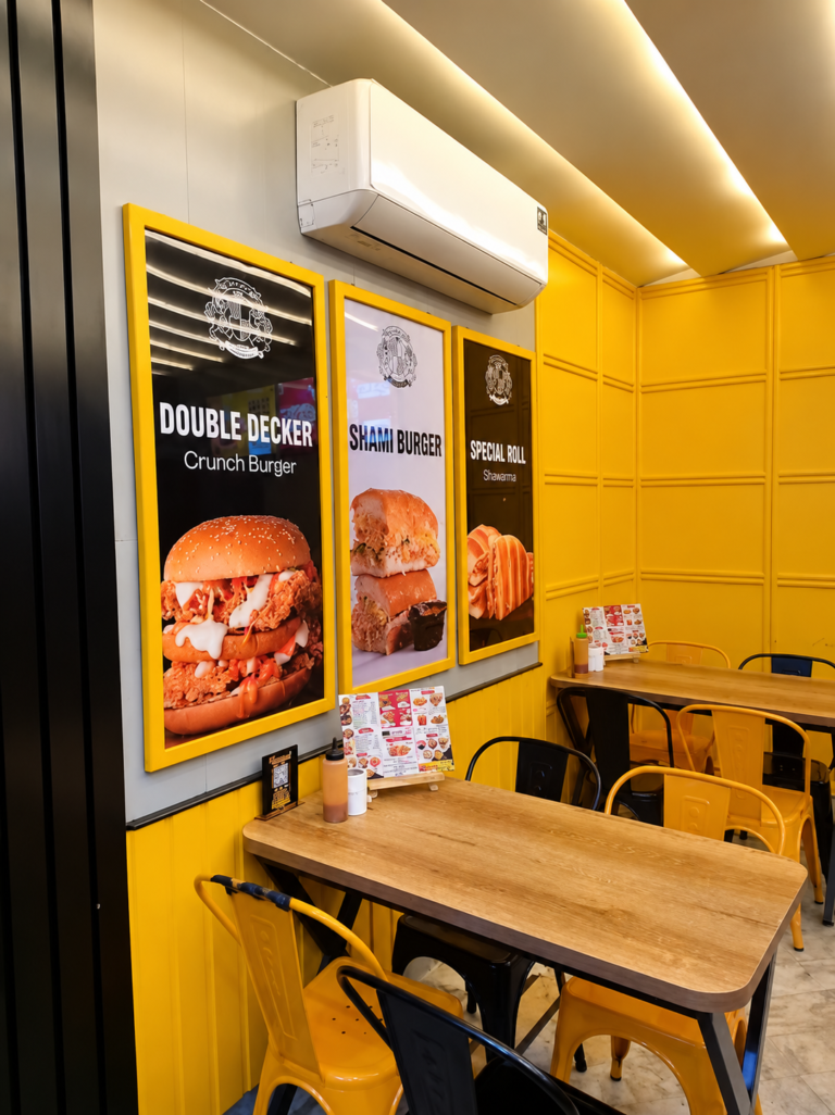 Interior at Sher-e-Punjab Grill Shawarma