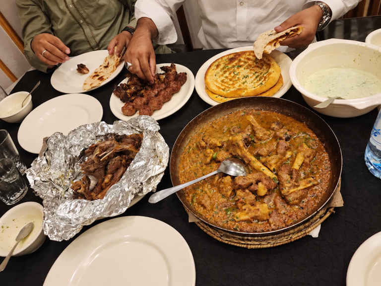 Food at Khizar Tikka Shop
